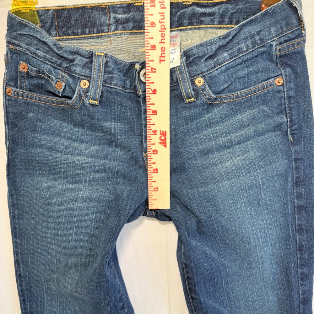 Y2K Bootcut Lucky Brand Sweet N Low Jeans Womens 2/26 Embroidered Pockets - Picture 6 of 8